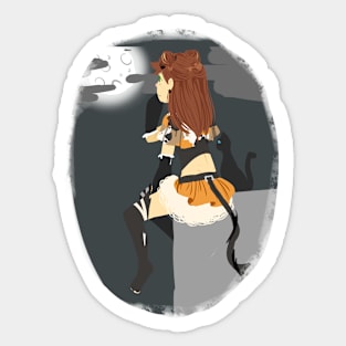 Moonlight Nyaniko Sticker